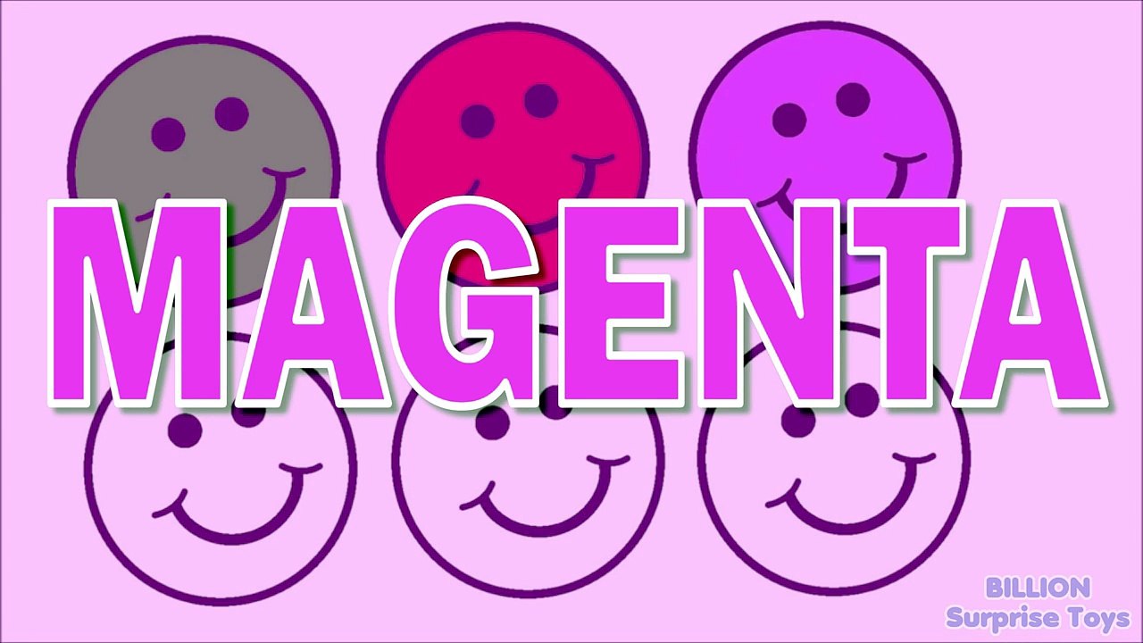 Learn Colours For Children With Smiley Faces Colouring Page