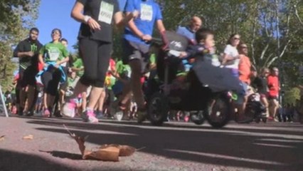45.000 almas rompen récord de participación en marcha contra el cáncer en Valladolid