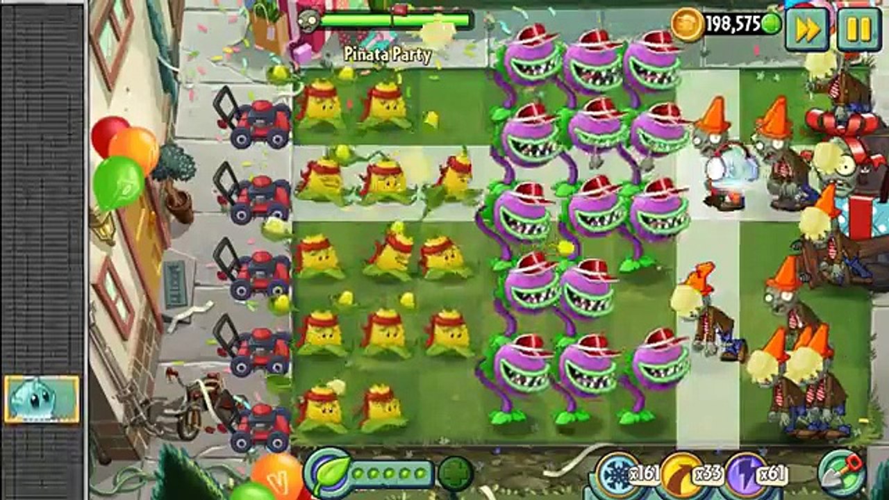 Plants vs Zombies 2 Birthdayz Pinata Party 05 10 15