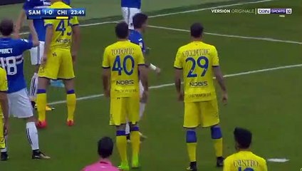 Fabrizio Cacciatore  Goal HD - Sampdoria1-1Chievo 29.10.2017