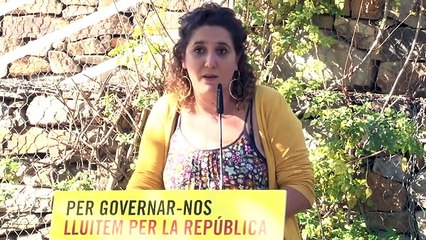 La portaveu de la CUP, Núria Gibert, diu no descarten cap acció, ni cap escenari