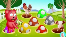 Farm animals video for children toddlers babies! Learning Video Animals Name and Color