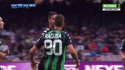 Diego Falcinelli Goal HD - Napoli1-1Sassuolo 29.10.2017