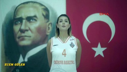 Kadın basketbolculardan duygulandıran 29 Ekim videosu