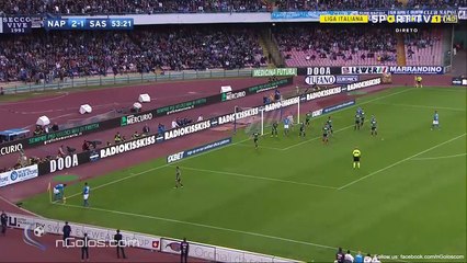 Dries Mertens Goal vs Sassuolo (3-1)