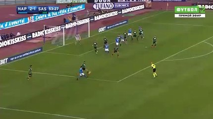 Dries Mertens Goal HD - Napoli	3-1	Sassuolo 29.10.2017