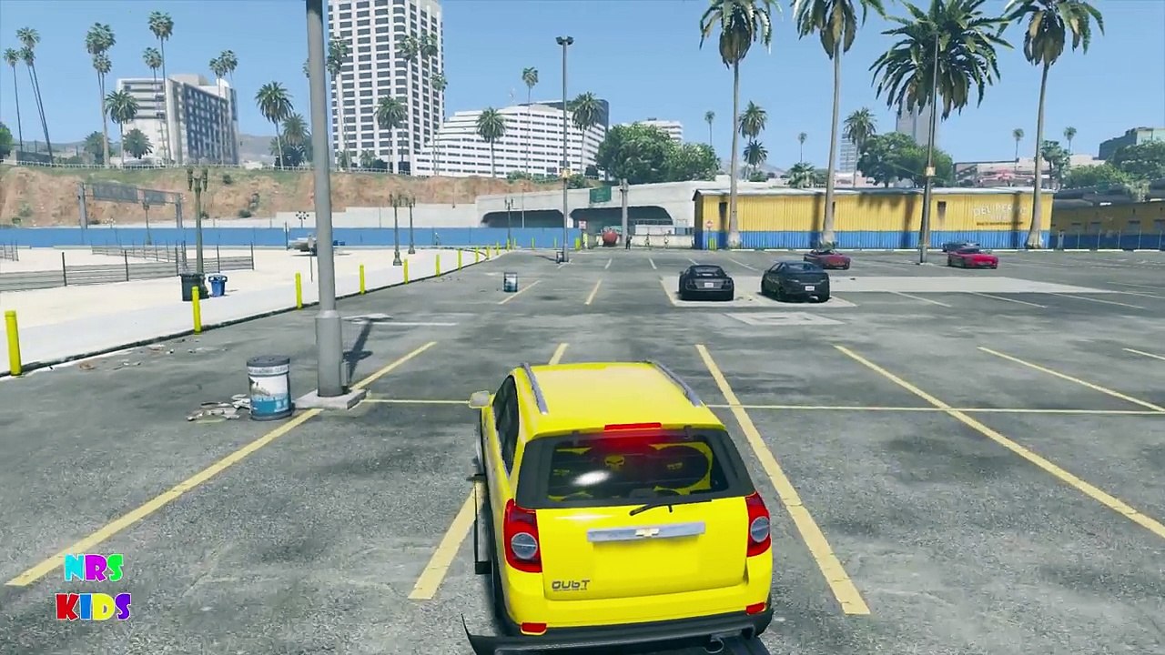 #SPIDERMAN #Cartoon #Real #Cars #Chevrolet #Nursery #Rhymes #Kids #Songs