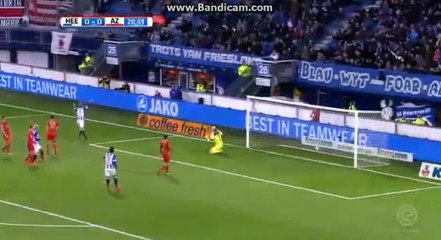 M.Vlap Goal  Heerenveen 1 - 0 AZ Alkmaar 29.10.2017 HD