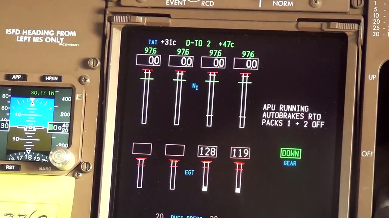 Boeing 747 Cockpit View - Take-Off from Miami Intl. (MIA)