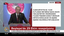 Beştepe'de 29 Ekim resepsiyonu