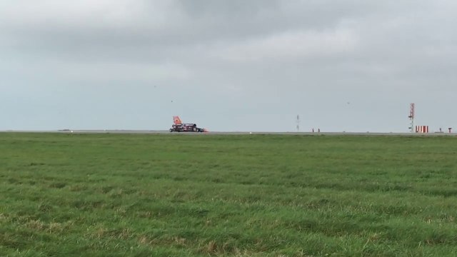 321 км/ч за 8 секунд: британцы показали испытания сверхзвукового автомобиля