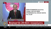 Beştepe'de 29 Ekim resepsiyonu