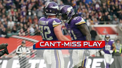 Can't-Miss Play: Kyle Rudolph wows London crowd with toe-tap TD
