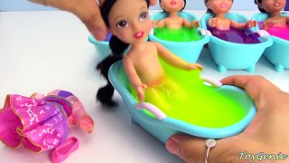 Disney Princess Slime Bath Surprises LEARN Colors
