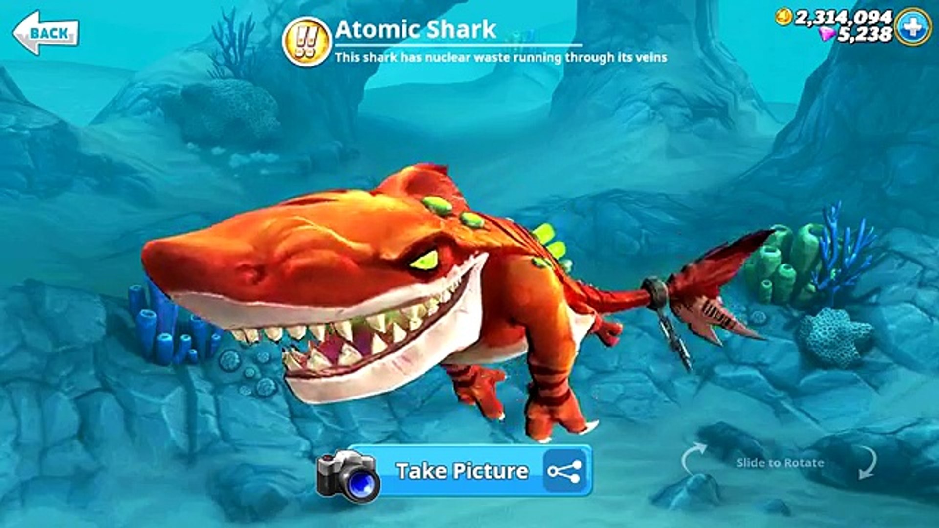 Hungry Shark World - New Updated Atomic Shark