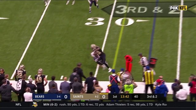 Brandon Coleman sprints down sideline, stumbles into red zone on 54-yard pass