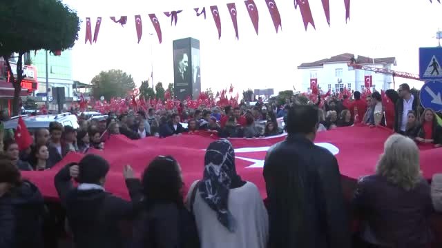 29 Ekim Cumhuriyet Bayramı - Cumhuriyet Yürüyüşü Düzenlendi