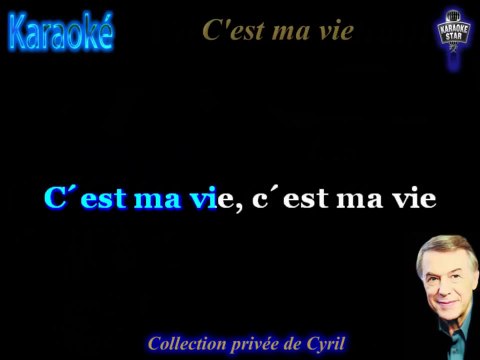 Salvatore Adamo - C'est ma vie KARAOKE / INSTRUMENTAL