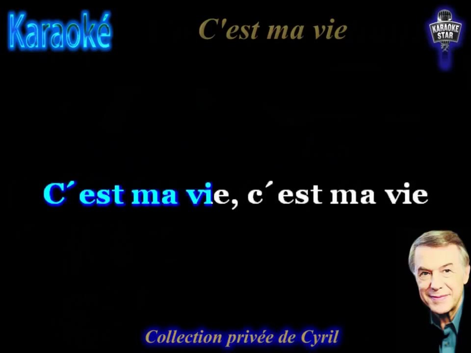 Salvatore Adamo - C'est ma vie KARAOKE / INSTRUMENTAL