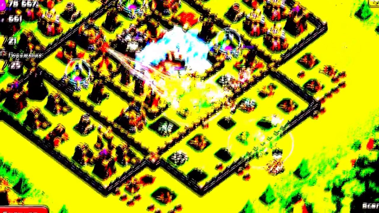 Безумные тактики Clash of Clans #1 - 220, 240 варваров ( GoVarvarGo )