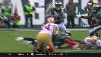 Aldrick Robinson's catch flips right into the hands of Rodney McLeod