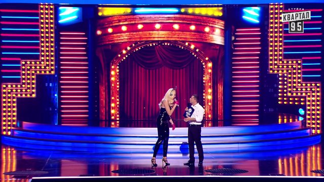 Сочиняем рифмы на ходу - Оля Полякова и Владимир Зеленский - Новый выпуск Вечернего Квартала 2017