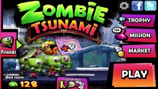 Zombie Tsunami Vs Temple Run 2 Amazing Run 2017 Android iPAD Gameplay