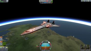 Kerbal Space Program - Career Mode - Part 28 - Space Plane Landing