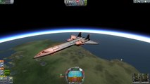Kerbal Space Program - Career Mode - Part 28 - Space Plane Landing