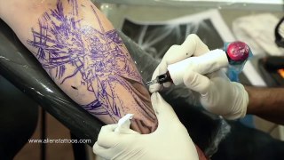 Time Lapse - Making of St Peters Basilica Tattoo by Sunny Bhanushali