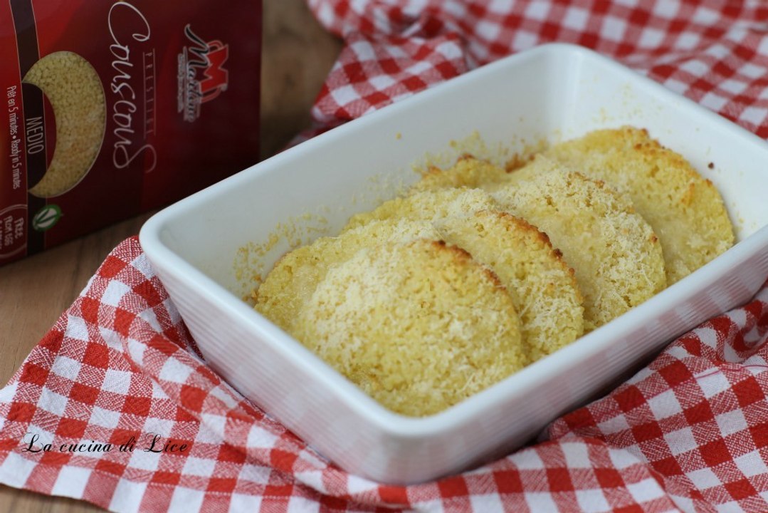 Gnocchi alla romana di couscous
