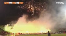 FK Sarajevo - NK Čelik / Bakljada i vatromet Hordi Zla
