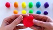 Learn Colors with Gummy Bear Play Doh Molds and Surprise Eggs Ice Cream Toys for Kids