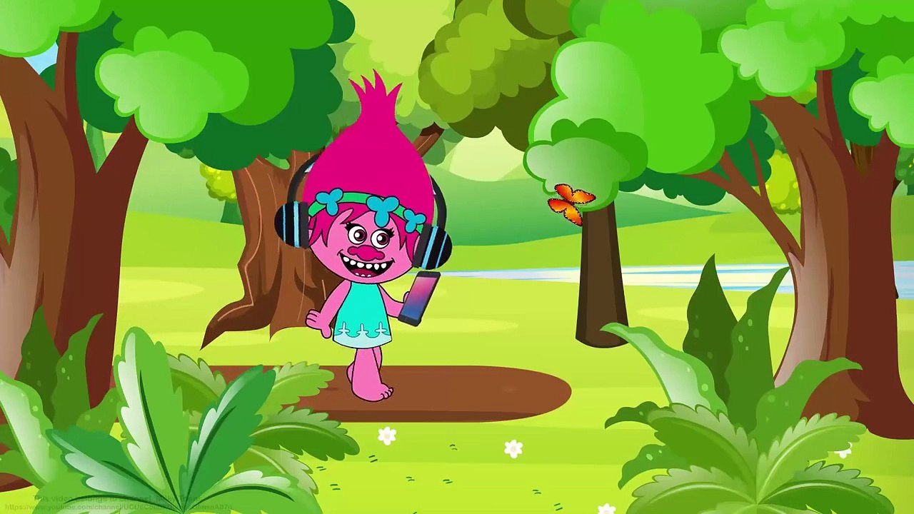 Trolls Poppy and Daddy Branch Babys eating Ice cream Full Episode Finger Family Nursery Rhymes Fun