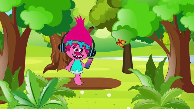 Trolls Poppy and Daddy Branch Babys eating Ice cream Full Episode Finger Family Nursery Rhymes Fun