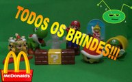 Super Mário Bros No McDonald's Novembro 2017 Brindes McLanche Feliz- Brasil