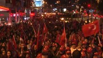 Beşiktaş'ta 29 Ekim Cumhuriyet Bayramı Fener Alayı ile Kutlandı