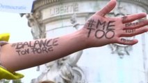 Paris'te kadınlar cinsel tacize 