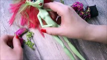 Monster High Doll Repaint / How to customize BJD Easy / OOAK Custom Barbie DIY Handmade Tutorial