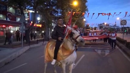 Edirne'de CHP'liler 'Cumhuriyet' İçin Yürüdü