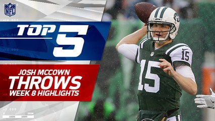 Josh McCown Top 5 throws | Week 8