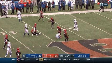 Jacoby Brissett converts a big 3rd down play to Jack Doyle