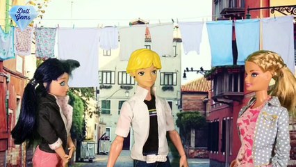 Marinette and Adrien switch bodies/ body swap L.O.L. Doll akumatized miraculous ladybug doll