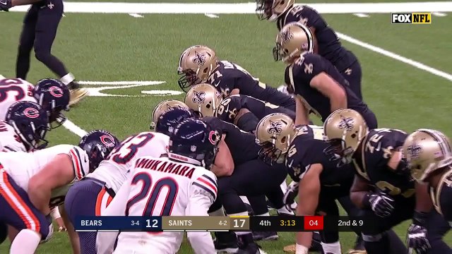 Drew Brees strikes pass to Ted Ginn for 53 yards in double coverage