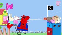 Peppa Pig y George son seguidos por Sr Dinosaurio Peppa Pig Historia Divertida Full HD Audio Latino