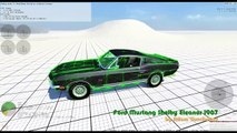 BeamNG.Drive Mod : Ford Mustang Shelby Eleanor 1967   Engine Sound Mod (Crash test)