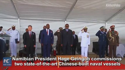 Download Video: Warships made in China commissioned in Africa