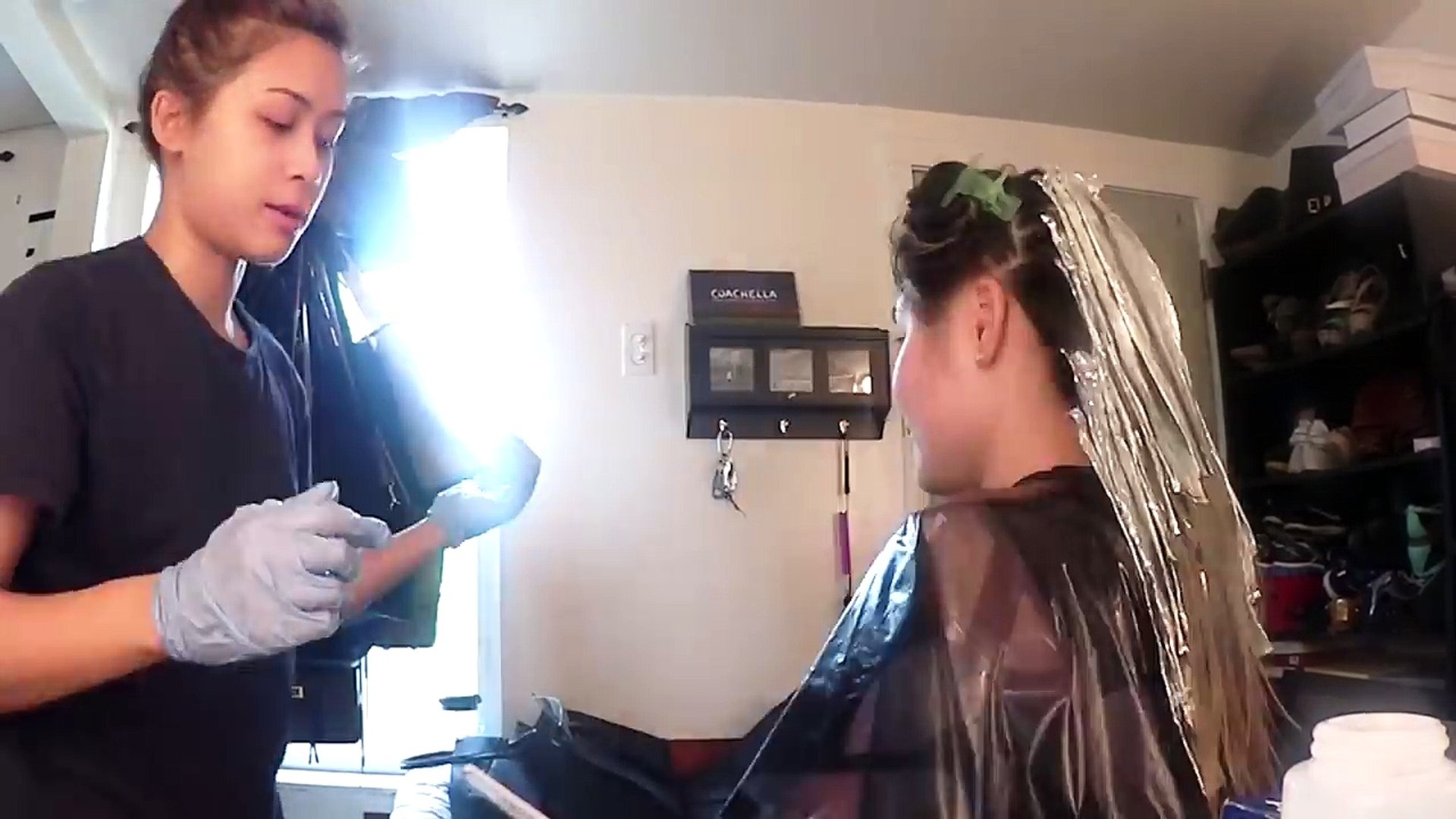 How To Secret To Bleaching Dark Asian Hair Silver Grey Granny