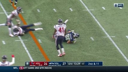 Jimmy Graham helps get Seattle off its own goal line with 11-yard catch