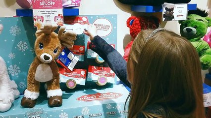 NEW BUILD-A-BEAR CUTEST LIGHT UP REINDEER GLISTEN & SANTA BUNNY! BUILD-A-BEAR CHRISTMAS HAUL! PLP TV